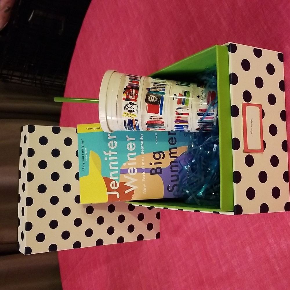 NWT Kate Spade memory box with cup and book